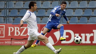 Varazdin, 080510.
Na gradskom stadionu u Varazdinu igra se 29. kolo prve HNL izmedju Varteksa i Zadra.
Na slici: Matija Smrekar.
Foto: Zeljko Hajdinjak / CROPIX
