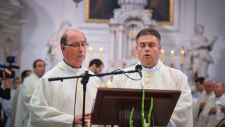 Nadbiskup Puljić predvodio svečano misno slavlje u crkvi. sv. Marije u sklopu obilježavanja 950. obljetnice spomena samostana. Foto: Iva Perinčić