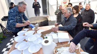 Priprema rižota s plodovima mora u sklopu Tuna, Sushi & Wine Festivala Priprema rižota s plodovima mora u sklopu Tuna, Sushi & Wine Festivala