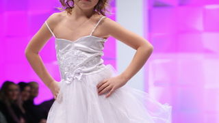 Zagreb, 040211. 
Arena Zagreb, Laniste.
13. Sajam vjencanja, velika modna revija sa modelima modne agencije Sandra. 
Na slici: kreaacije Royal Bride.
Foto: Biljana Gaurina / CROPIX