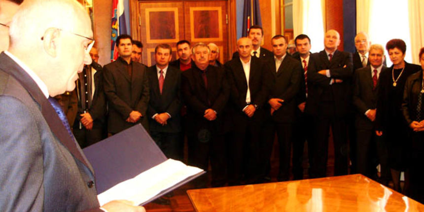 Zvonimir Vrančić i branitelji