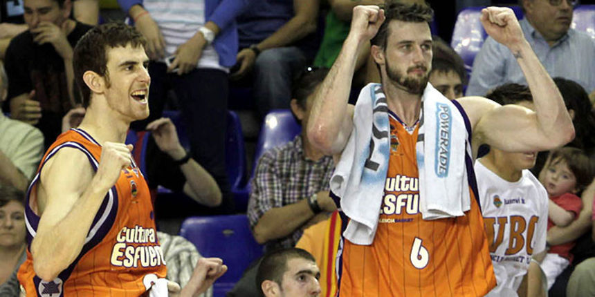 Slavlje igrača Valencije, foto: acb.com Slavlje igrača Valencije, foto: acb.com