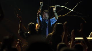 Zadar, 070510 
Koncert Zlatana Stipisica Gibonnija u kosarkaskoj dvorani Kresimira Cosica u Zadru.
Foto: Jure Miskovic / CROPIX