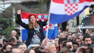 Zlatne tenisače na Trgu bana Josipa Jelačića dočekale tisuće navijača Zlatne tenisače na Trgu bana Josipa Jelačića dočekale tisuće navijača