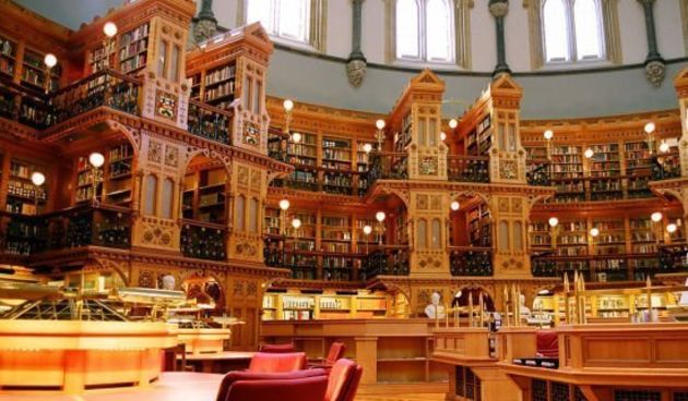 Kanada, knjižnica u Ottawi