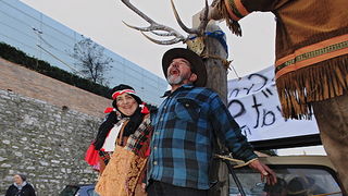 Karneval 2012: Pleme “Crna jama” iz rezervata Stanovi Karneval 2012: Pleme “Crna jama” iz rezervata Stanovi