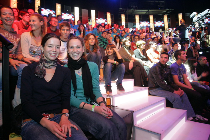 Zagreb, 051110.
Studio 2 Jadran filma, Oporovecka 12. 
Supertalent show Nove TV.
Na slici: publika.
Foto: Ranko Suvar / CROPIX