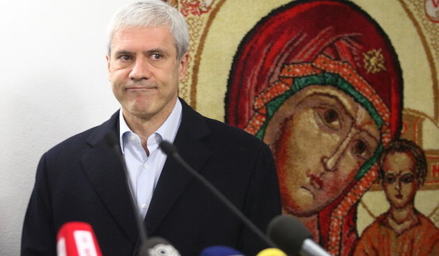 Krupa, 251110. 
Boris Tadic i Ivo Josipovic posjetili su manastir Krupa. 
Na slici: Boris Tadic.
Foto: Vladimir Ivanov / CROPIX