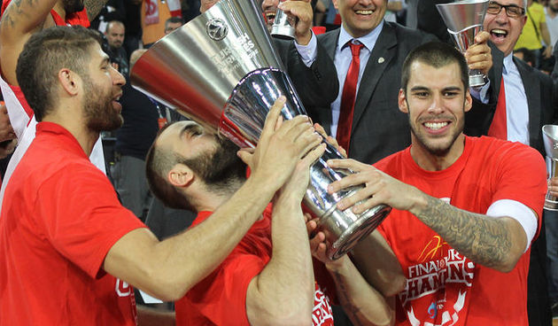 Vassilis Spanoulis i Georgios Printezis, foto: 15min.lt