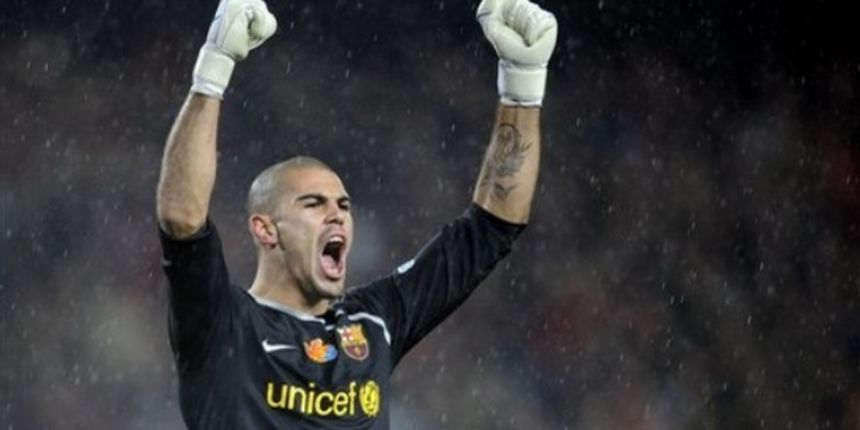 Victor Valdes (AP photo) Victor Valdes (AP photo)