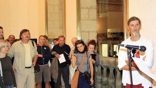 Gradska loza: Otvorenje izlozbe “Fragmenti jednog sjecanja” Roberta Marnike