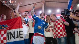 Veličanstven doček četvorice zadarskih Vatrenih