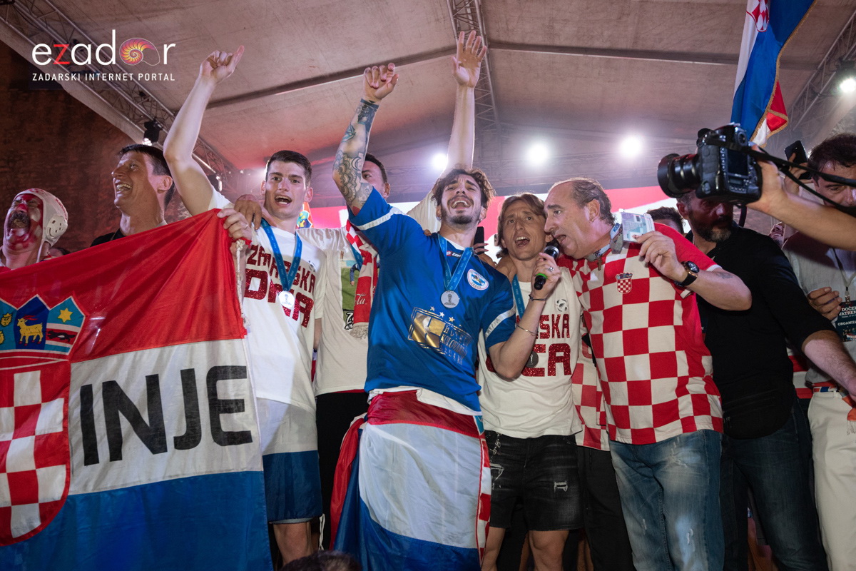 Veličanstven doček četvorice zadarskih Vatrenih