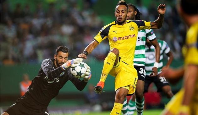 Pierre-Emerick Aubameyang, foto: EPA/MIGUEL A. LOPES/Hina