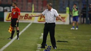 Bukurest, 260810.
Gradski stadion.
Uzvratna utakmica cetvrtog kola kvalifikacija za Europsku ligu izmedju Uniree i Hajduka.
Na fotografiji: Stanko Poklepovic.
Foto: Ante Cizmic / CROPIX