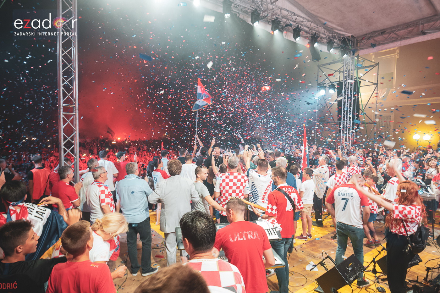 Zadar priredio nezaboravan doček svojim Vatrenim herojima