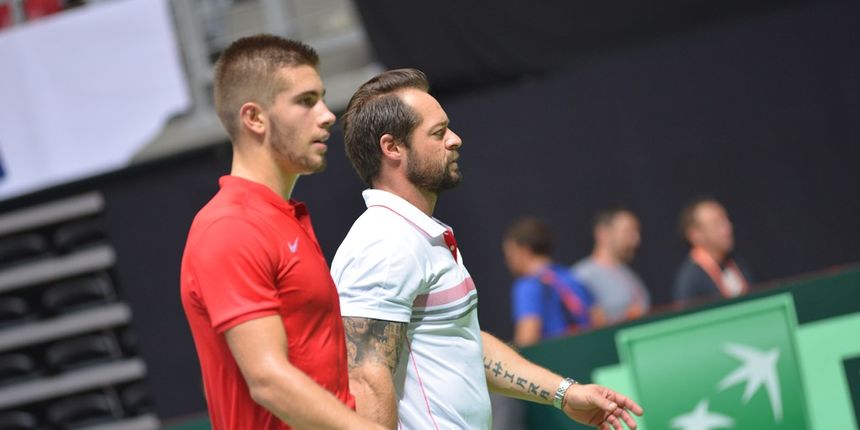 Davis Cup: Borna Ćorić – Richard Gasquet 2-6, 6-7, 1-6. Foto: Iva Perinčić Davis Cup: Borna Ćorić – Richard Gasquet 2-6, 6-7, 1-6. Foto: Iva Perinčić