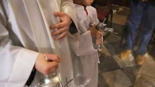 25.12.2013., Zadar – Svecanu misu polnocku povodom rodjenja Isusa Krista u katedrali svete Stosije predvodio je nadbiskup Zelimir Puljic. Photo: Filip Brala/PIXSELL 25.12.2013., Zadar – Svecanu misu polnocku povodom rodjenja Isusa Krista u katedrali svete Stosije predvodio je nadbiskup Zelimir Puljic. Photo: Filip Brala/PIXSELL