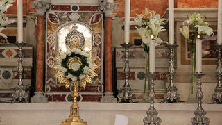 Arbanasi: Procesija povodom blagdana Tijelova 19. lipnja 2014.  foto: Bernard Kotlar