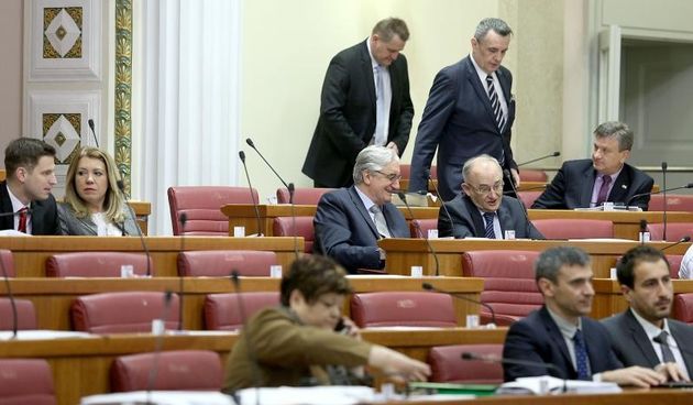 U Saboru je nastavljena druga sjednica osmog saziva Sabora. Photo: Patrik Macek/PIXSELL