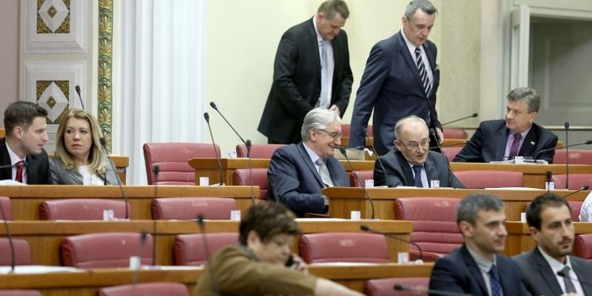 U Saboru je nastavljena druga sjednica osmog saziva Sabora. Photo: Patrik Macek/PIXSELL