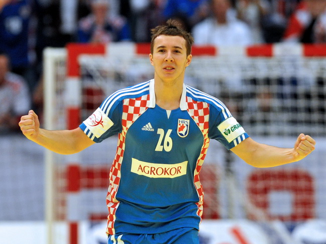 Graz, 210110.
EURO 2010 u rukometu. 
Trece kolo skupine A. Utakmica Hrvatska – Rusija.
Na fotografiji: Manuel Strlek.
Foto: Damir Krajac / CROPIX