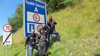 Vespa klub Zadar u Austriji, foto-klub Scooterie Liebnitz