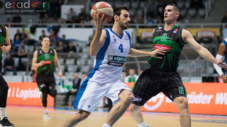 ABA liga, 11. kolo: KK Zadar – KK Petrol Olimpija 97-77. Lovre Bašić ABA liga, 11. kolo: KK Zadar – KK Petrol Olimpija 97-77. Lovre Bašić