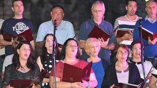 Zbor Petar Zoranić nastupio na Zadar classic open air-u