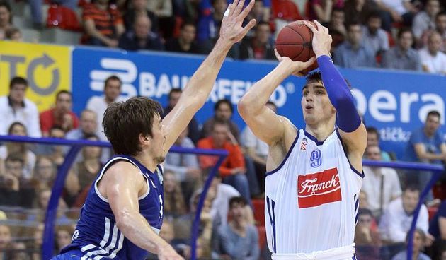 30.04.2014., Zagreb – 7. kolo A-1 Lige za prvaka KK Cibona  KK Zadar. Dario Saric. Photo: Goran Stanzl/PIXSELL
