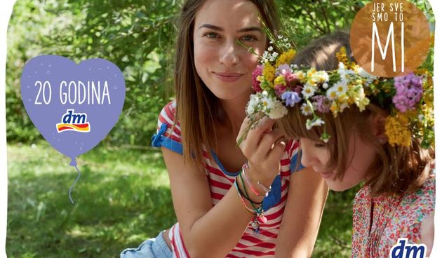 Inicijativa “Jer sve smo to MI” povodom 20 godina dm-a u Hrvatskoj