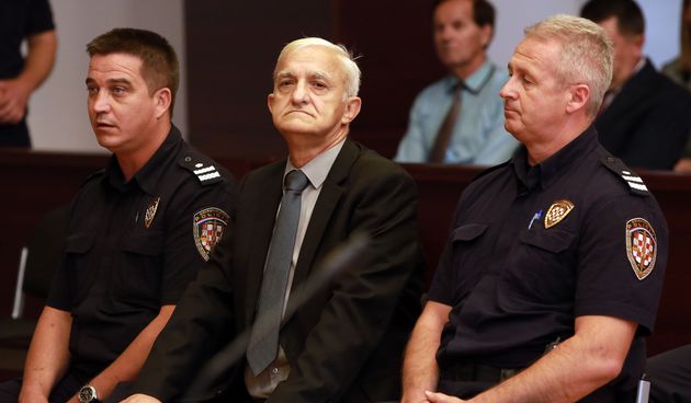 Kapetan Dragan na izricanju presude