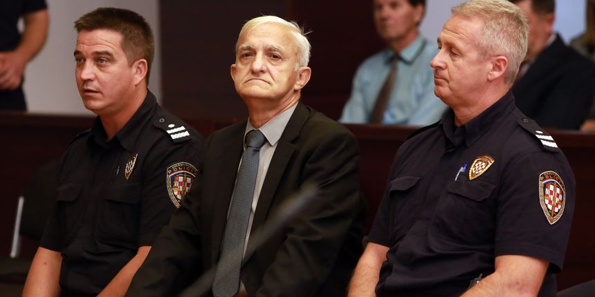 Kapetan Dragan na izricanju presude