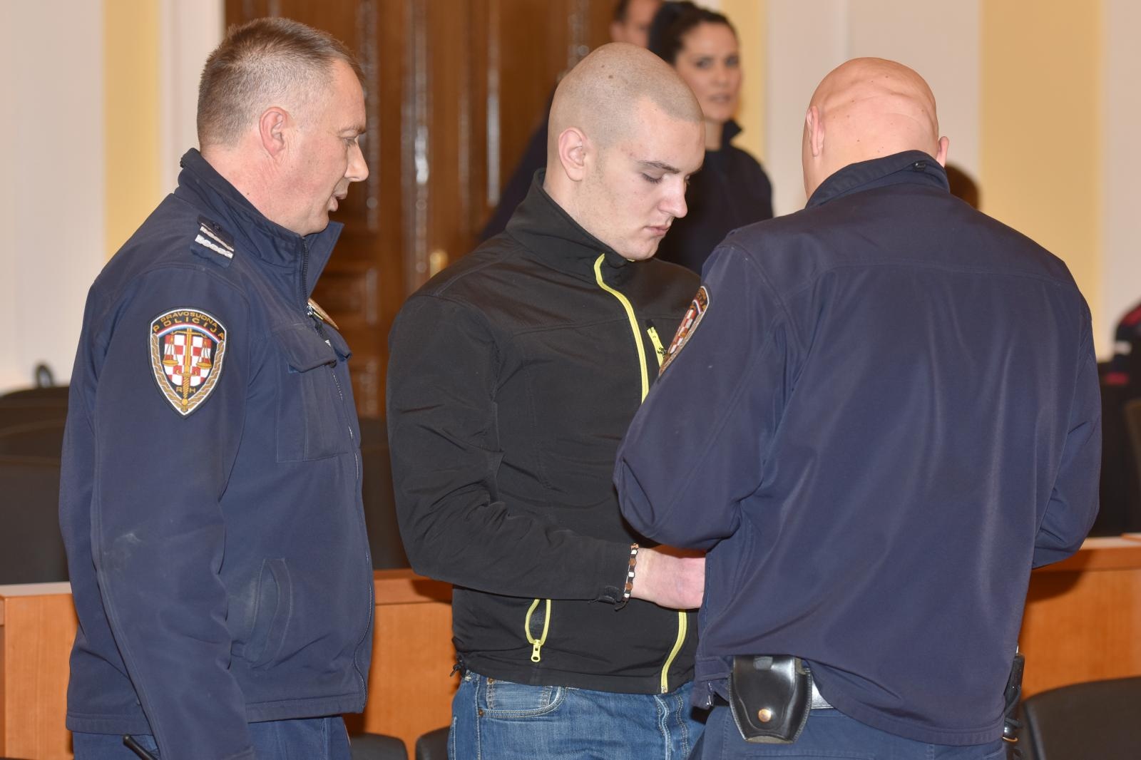 Suđenje Tinu Šunjergi na Županijskom sudu u Zadru