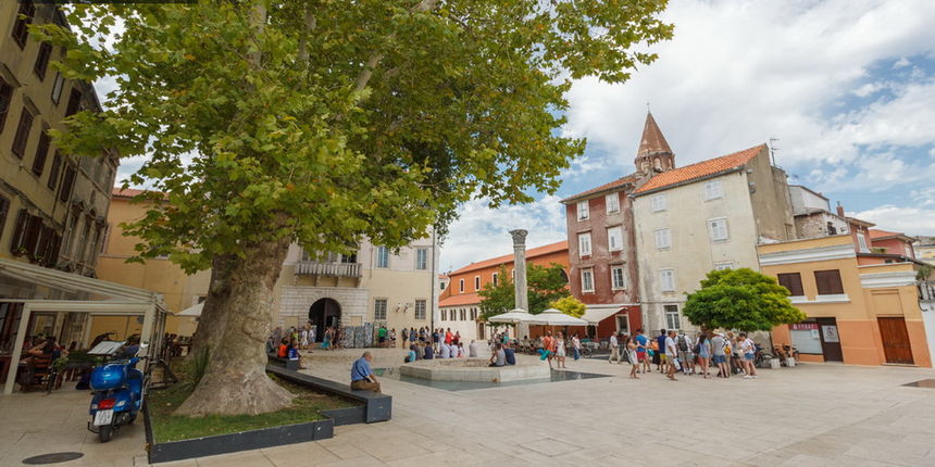 Đir po gradu 9. kolovoza 2017., Ljeto u Zadru, Trg Petra Zoranića