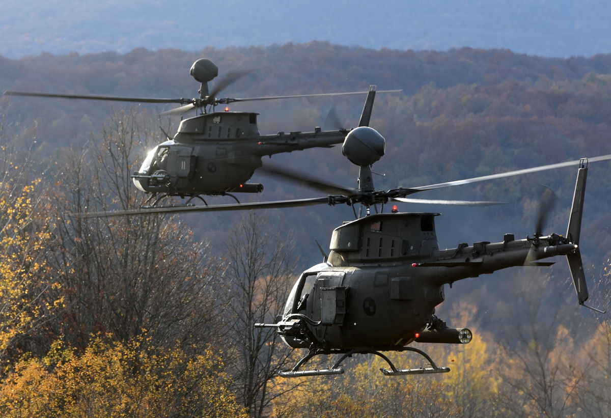 Grupna bojeva gađanja i raketiranja iz Kiowa Warrior