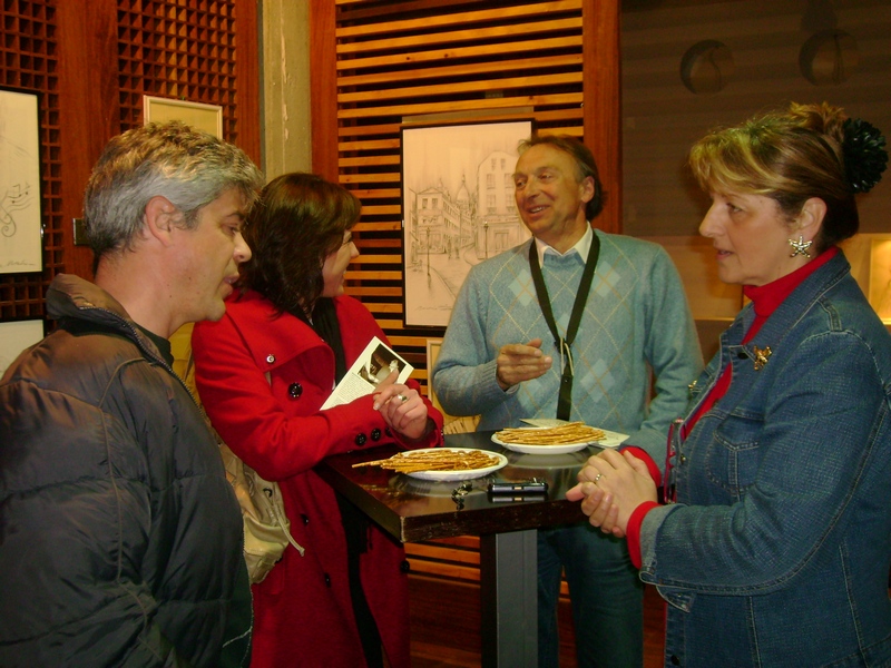 Izložba slika Borisa Žuže u Arsenalu ” Hommage a Montmartre” (Foto: Mirta Krupić)