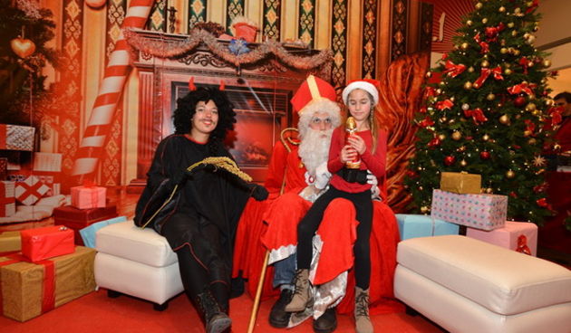 Sveti Nikola u Supernova centru 6. prosinca 2016.  Foto: Iva Perinčić