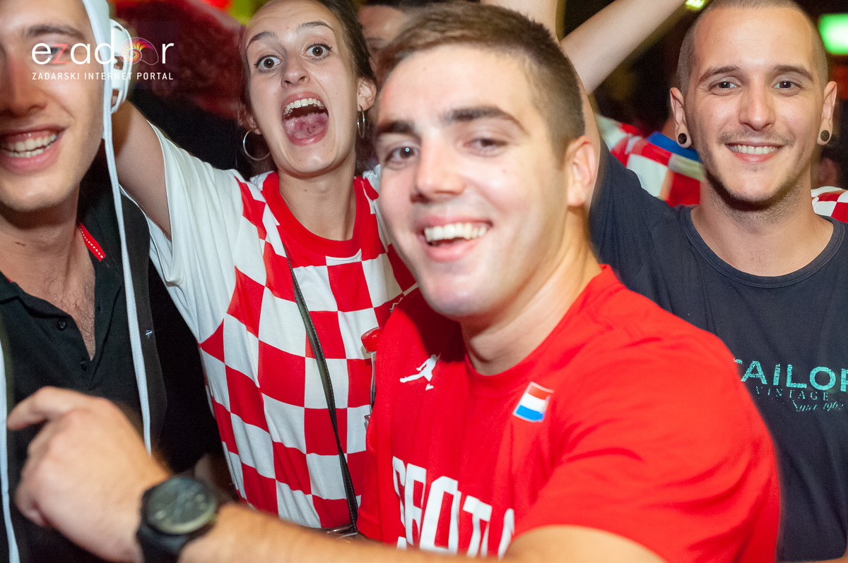 Zadar je gorio: Velika fešta nakon plasmana Vatrenih u finale Svjetskog prvenstva
