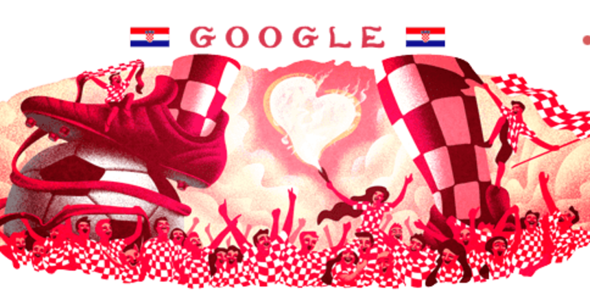 Google posvetio naslovnu Hrvatskoj