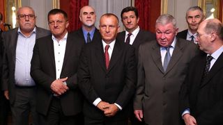 , Zagreb – U Dvercu je odrzana dodjela povelje pocasnog gradjanina Zagreba generalu Anti Gotovini. Photo: Anto Magzan/PIXSELL , Zagreb – U Dvercu je odrzana dodjela povelje pocasnog gradjanina Zagreba generalu Anti Gotovini. Photo: Anto Magzan/PIXSELL