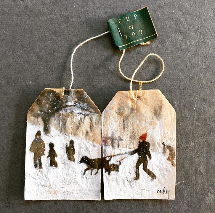 Iskorištene vrećice od čaja pretvara u prava umjetnička djela