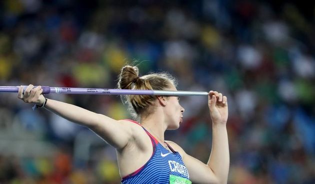 Olimpijske igre Rio 2016. Atletičarka, bacačica koplja Sara Kolak postavila novi hrvatski rekord 64.30m.  Photo: Igor Kralj/PIXSELL