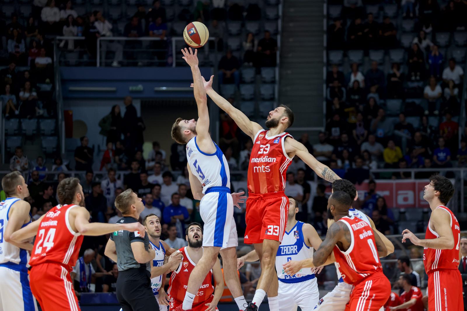 AdmiralBet ABA liga, 6. kolo: KK Zadar – KK Crvena Zvezda