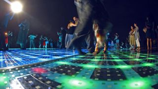 20.06.2013., Zadar – Pod gotovo punim mjesecom na instalaciji Pozdrav Suncu otvoren je 4. festival tanga.Photo: Filip Brala/PIXSELL 20.06.2013., Zadar – Pod gotovo punim mjesecom na instalaciji Pozdrav Suncu otvoren je 4. festival tanga.Photo: Filip Brala/PIXSELL