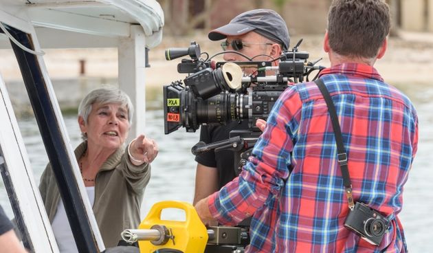 Belgijska redateljica Marion Hansel na snimanju u Ražancu, foto: HAVC