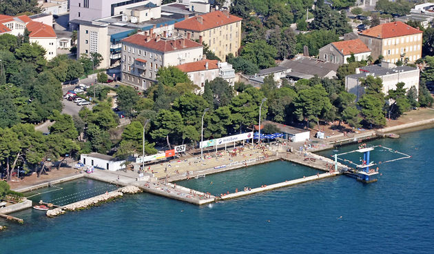 Zadar – Zračne snimke – Bazen Kolovare (foto: Marin Gospić)