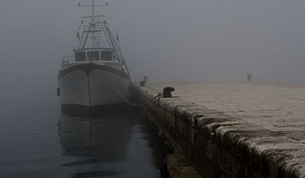 Zadar, magla svuda oko nas