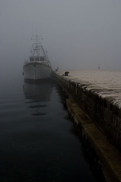 Zadar, magla svuda oko nas