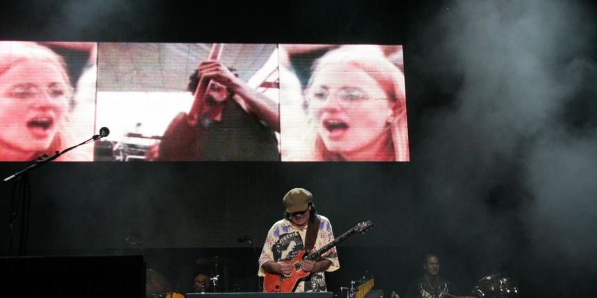 Carlos Santana na RADAR festivalu (foto: Filip Plazonić)